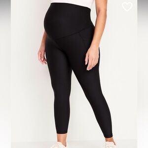 Old Navy Black Maternity Leggings